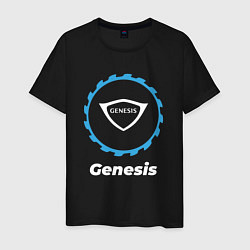 Футболка хлопковая мужская Genesis в стиле Top Gear, цвет: черный