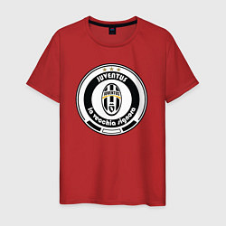 Футболка хлопковая мужская Juventus club, цвет: красный