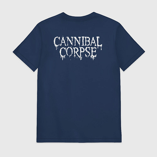 Мужская футболка Cannibal Corpse - butchered at birth / Тёмно-синий – фото 2