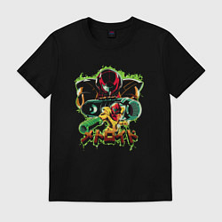 Футболка хлопковая мужская Samus Aran, цвет: черный