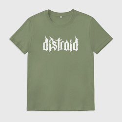 Футболка хлопковая мужская Логотип Distraid, цвет: авокадо