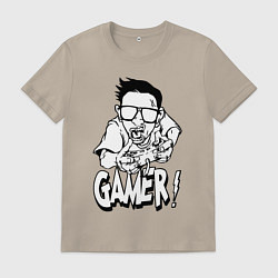 Мужская футболка Gamer man