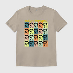 Футболка хлопковая мужская Twenty Tarantino, цвет: миндальный