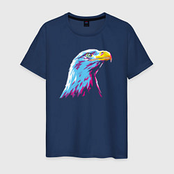 Футболка хлопковая мужская Орел WPAP, цвет: тёмно-синий