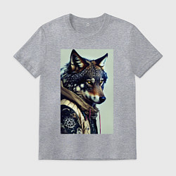 Мужская футболка Матёрый модный волчара