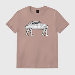 Мужская футболка Машина пешеход