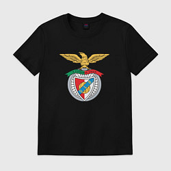 Футболка хлопковая мужская Benfica club, цвет: черный
