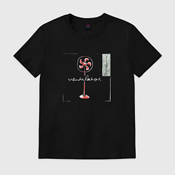 Футболка хлопковая мужская Depeche Mode - Ventilator Violator, цвет: черный