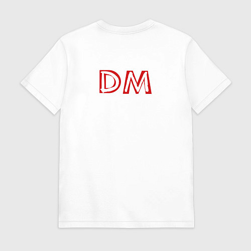 Мужская футболка Depeche Mode - Memento Mori tour skull / Белый – фото 2