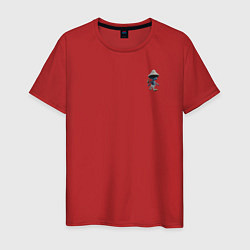 Футболка хлопковая мужская Шайлушай тикток, цвет: красный