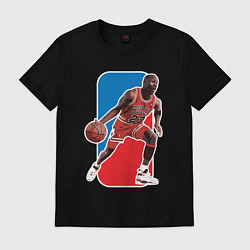 Футболка хлопковая мужская Jordan play, цвет: черный