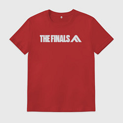 Футболка хлопковая мужская The finals logo, цвет: красный
