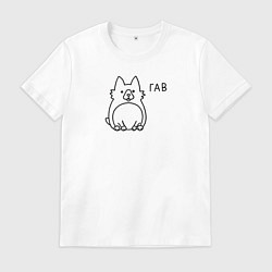 Мужская футболка Пёсик гав