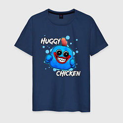 Футболка хлопковая мужская Чикен Ган - Хагги Вагги, цвет: тёмно-синий