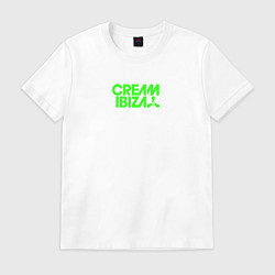 Футболка хлопковая мужская Cream Ibiza, цвет: белый