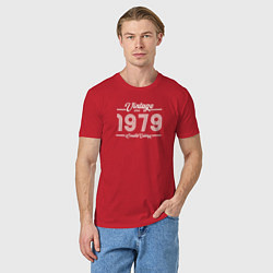 Футболка хлопковая мужская Лимитированный выпуск 1979, цвет: красный — фото 2