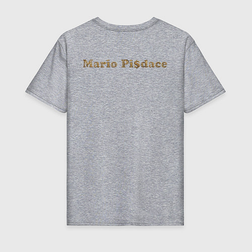 Мужская футболка Mario Pisdace / Меланж – фото 2