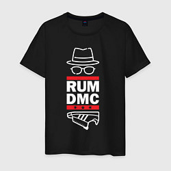 Футболка хлопковая мужская Rum DMC, цвет: черный