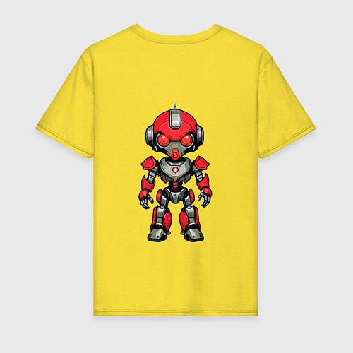 Мужская футболка The Red robot / Желтый – фото 2