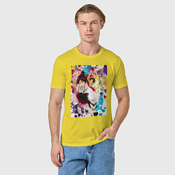 Футболка хлопковая мужская Адский рай Габимару Синоби, цвет: желтый — фото 2