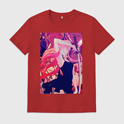 Футболка хлопковая мужская Дневник будущего Юно Гасай, цвет: красный