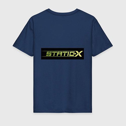 Мужская футболка Static-X - Shadow Zone / Тёмно-синий – фото 2