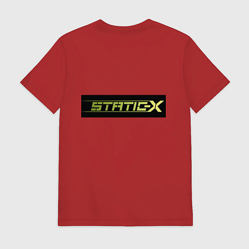 Мужская футболка Static-X - Shadow Zone / Красный – фото 2