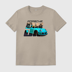 Мужская футболка Немецкий спортивный автомобиль Порше
