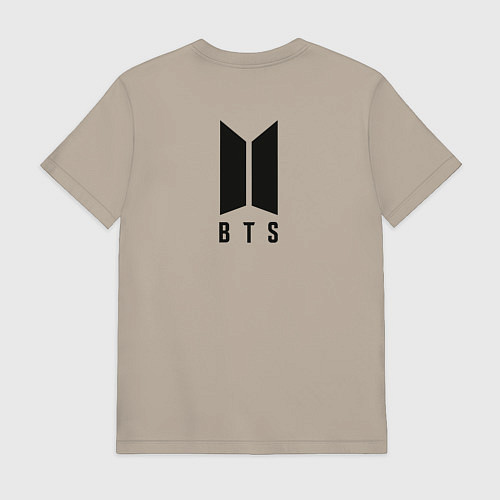 Мужская футболка Бтс purpose / Миндальный – фото 2