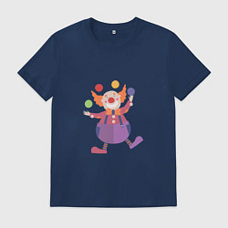 Мужская футболка Клоун-жонглер