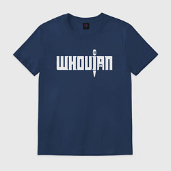 Футболка хлопковая мужская Whovian, цвет: тёмно-синий