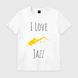 Мужская футболка Я люблю джаз