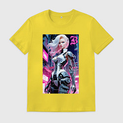 Мужская футболка Pretty Barbie blond - cyberpunk ai art