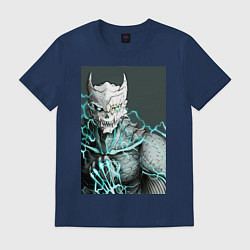 Футболка хлопковая мужская Кайдзю номер восемь, цвет: тёмно-синий