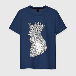Мужская футболка Петух король