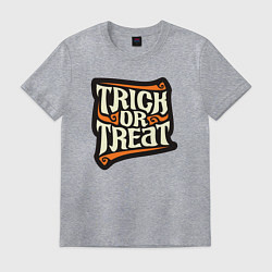 Футболка хлопковая мужская Trick, цвет: меланж