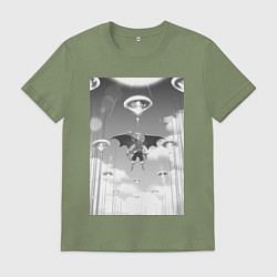 Футболка хлопковая мужская О моём перерождении в слизь Римуру Темпест князь т, цвет: авокадо