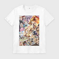 Футболка хлопковая мужская Хвост Феи Венди Марвелл, цвет: белый