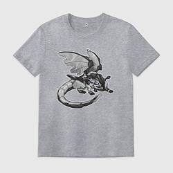 Футболка хлопковая мужская BMW M1000RR, цвет: меланж