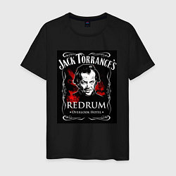 Футболка хлопковая мужская Jack Torrance, цвет: черный