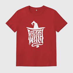 Футболка хлопковая мужская Witch - hat, цвет: красный