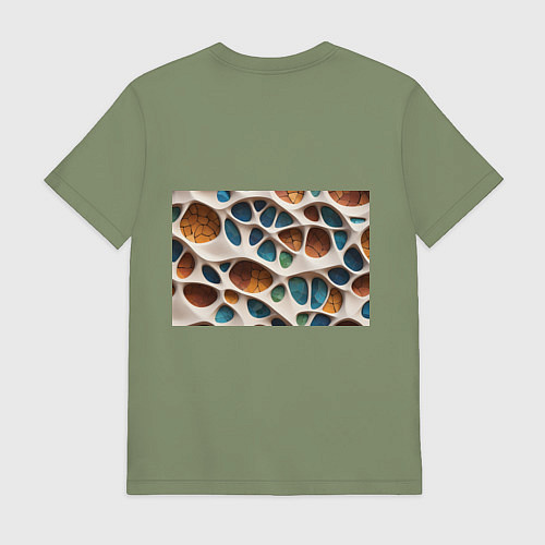 Мужская футболка Вдохновлено Антонио Гауди / Авокадо – фото 2