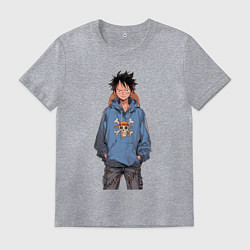 Мужская футболка Ван-Пис Луффи Монки