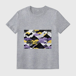 Мужская футболка Япония горы