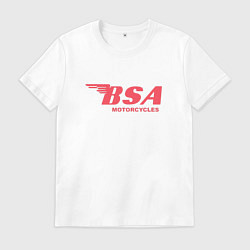 Футболка хлопковая мужская Легенда мотоциклов, цвет: белый
