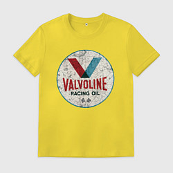 Футболка хлопковая мужская Масло для чемпионов, цвет: желтый