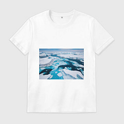 Мужская футболка Арктический лед
