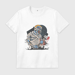 Мужская футболка Хэллоуин зомби