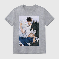 Мужская футболка Магическая битва Мэгуми Фусигуро арт