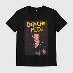 Футболка хлопковая мужская Depeche Mode Dave, цвет: черный